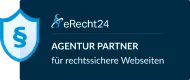 Logo mit Schrift AGENTUREN PARTNER eRecht24