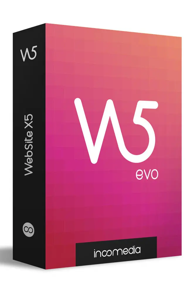 WebSiteX5 EVO Bild zeigt ein WebsiteX5 EVO Produktbox